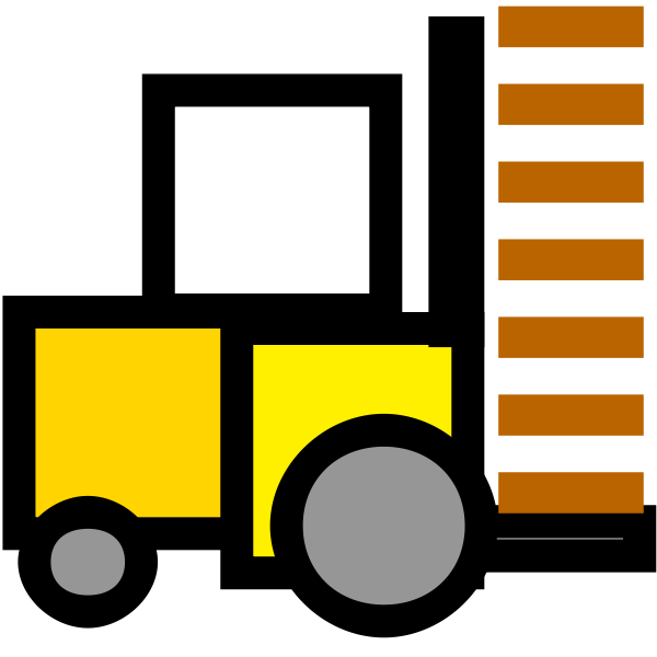 SVG Forklift vector illustration