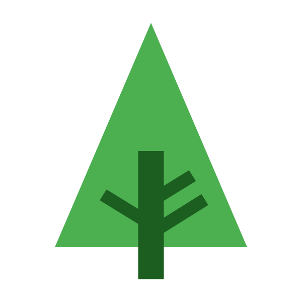 SVG Forrest pine tree green