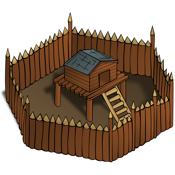 SVG Fort vector image