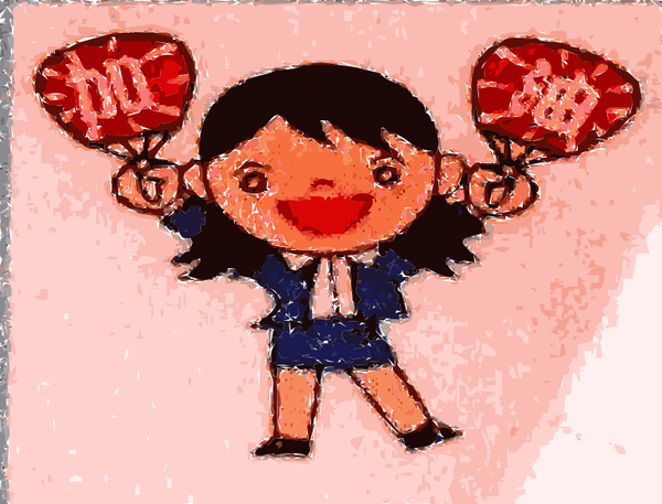 SVG Found Girl Saying Add Oil 2014092113