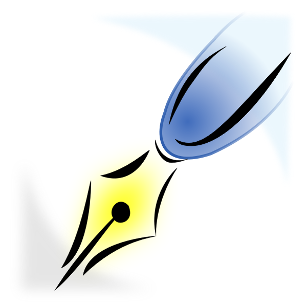 SVG Fountain pen vector image
