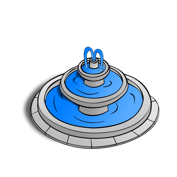 SVG Fountain vector image