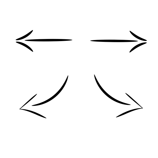 SVG Four arrows