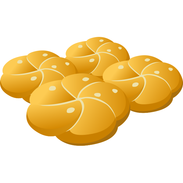 SVG Four buns