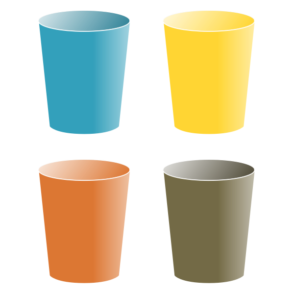 SVG Four cups