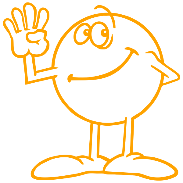 SVG Four-fingered character