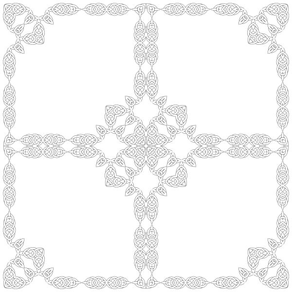 SVG Four knitted frames