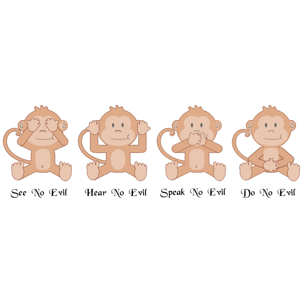 SVG Four Monkeys