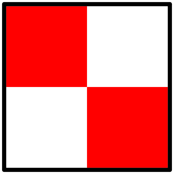 SVG Four-square flag