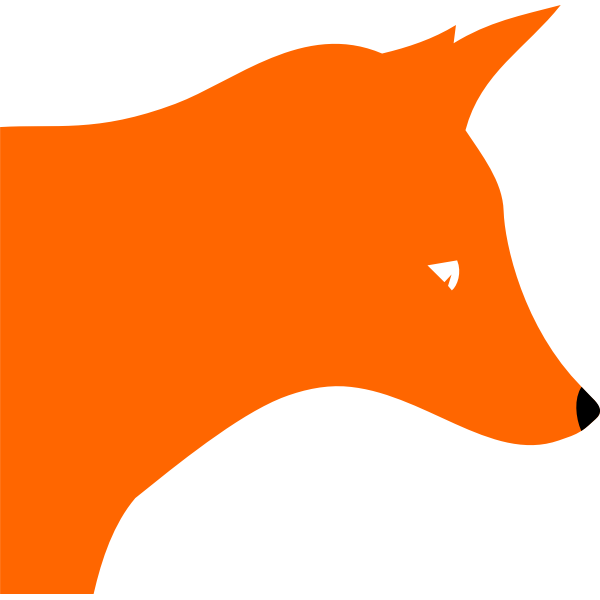 SVG Fox head by Rones