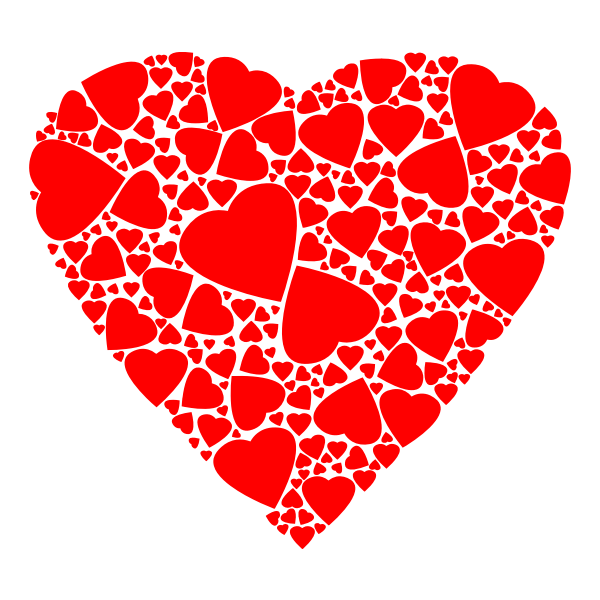 SVG Fractal heart