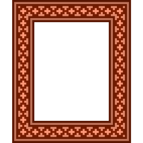 SVG Frame red Colour