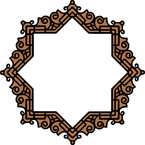 SVG Frame star shape