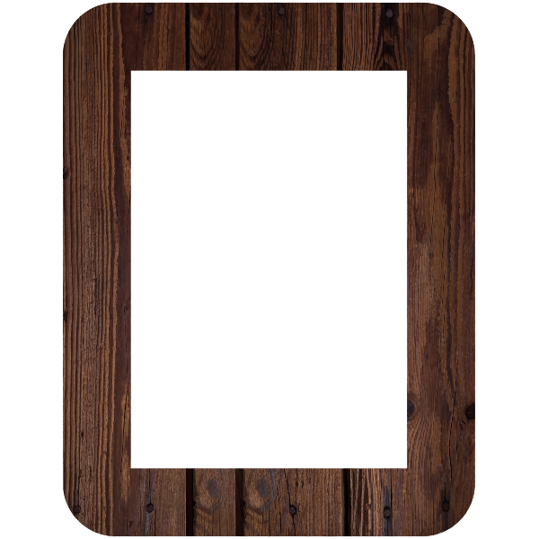 SVG Frame wooden texture