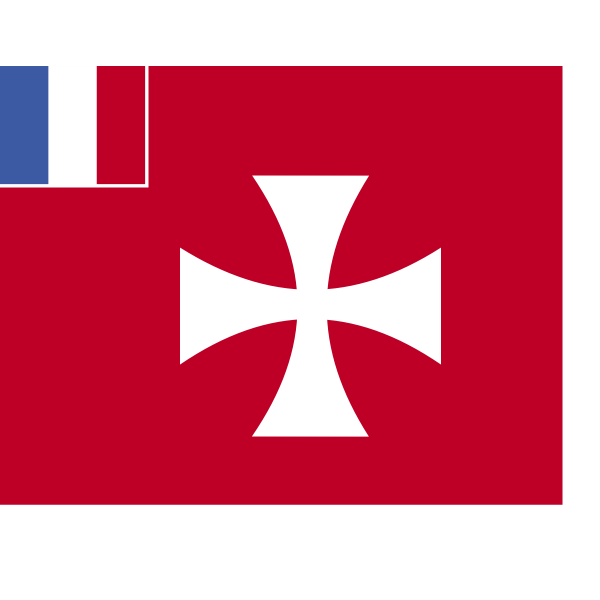 SVG France Wallis and Futuna flag vector image