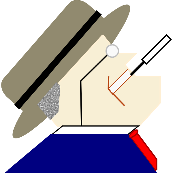 SVG Franklin D Roosevelt caricature