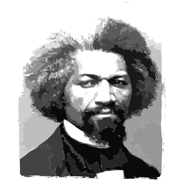 SVG Frederick Douglass Portrait