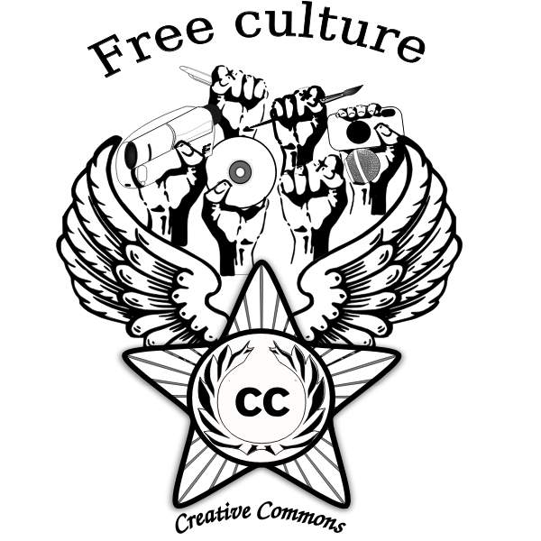 SVG Free culture badge
