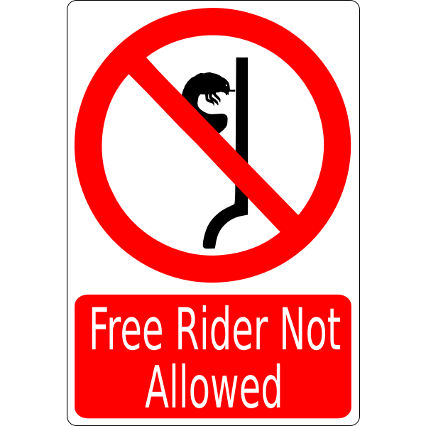 SVG Free Rider Not Allowed