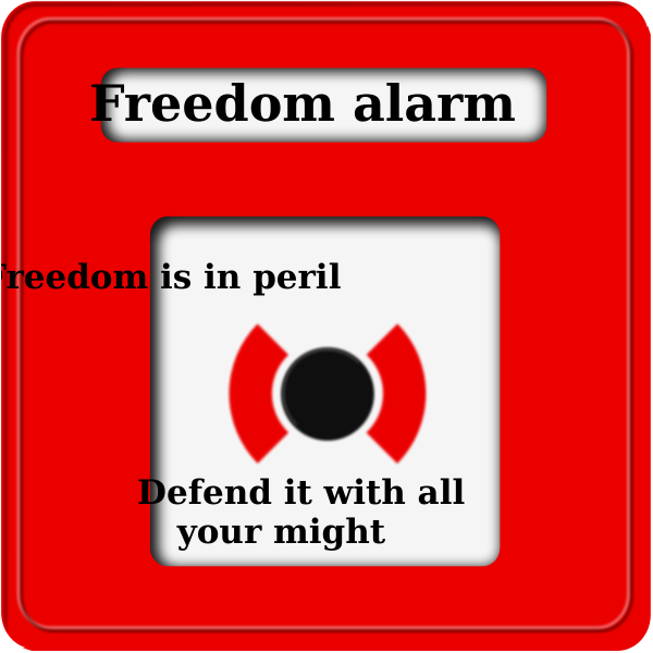 SVG Freedom alarm
