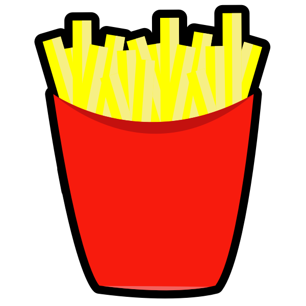 SVG French Fries image