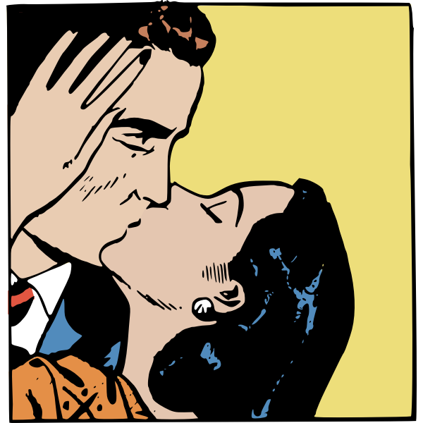 SVG French kissing image