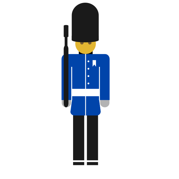 SVG French soldier