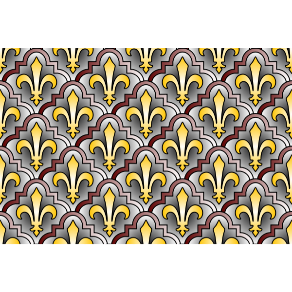 SVG French vintage symbol pattern