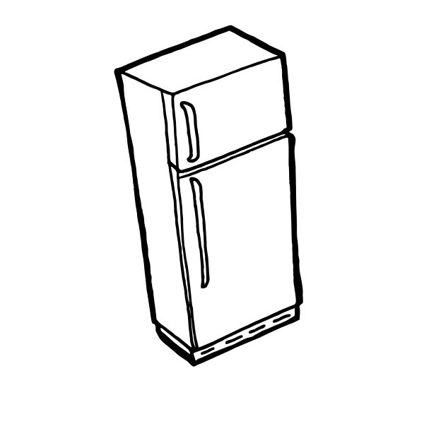 SVG Fridge vector image