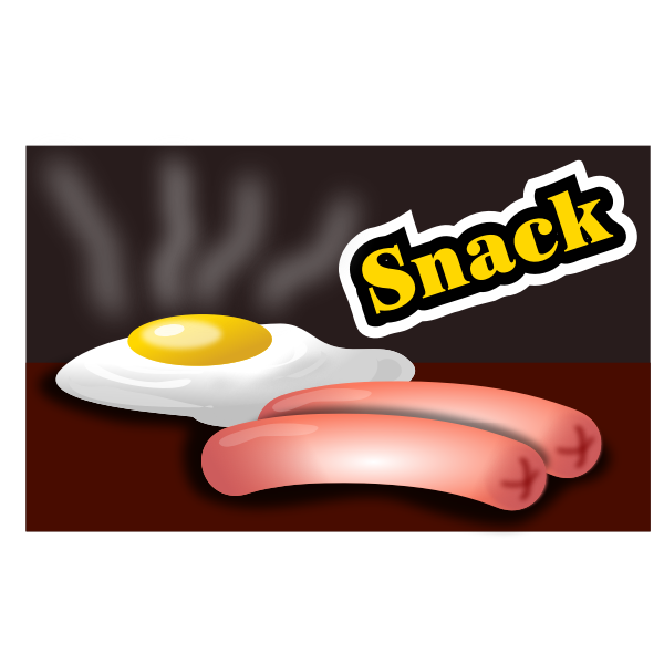 SVG Fried egg and sausages