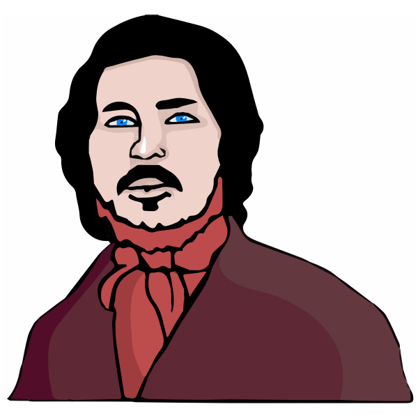 SVG Friedrich Engels vector image