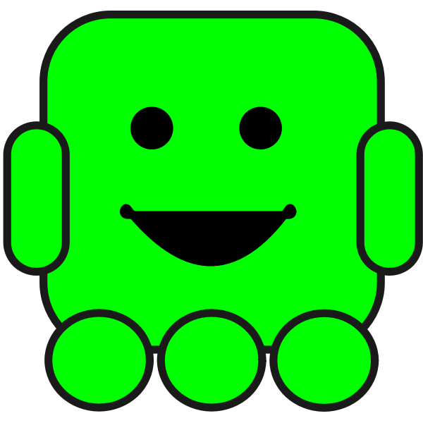 SVG Friendly robot