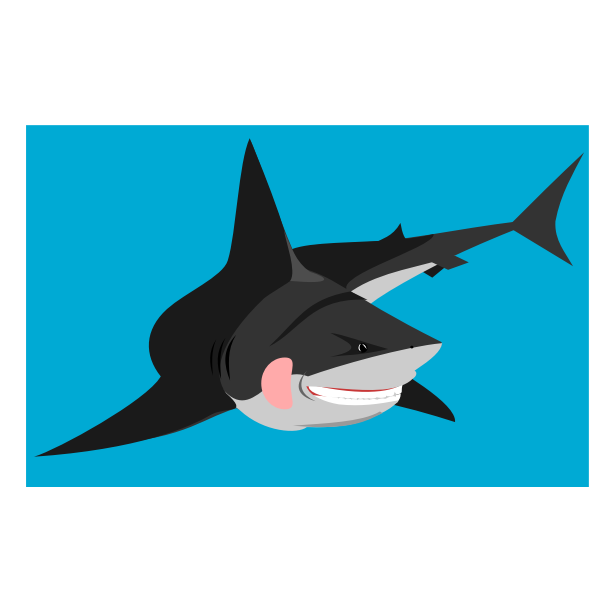 SVG Friendly shark