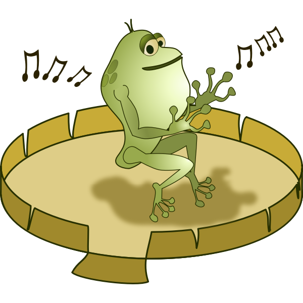 SVG Frog Dancer