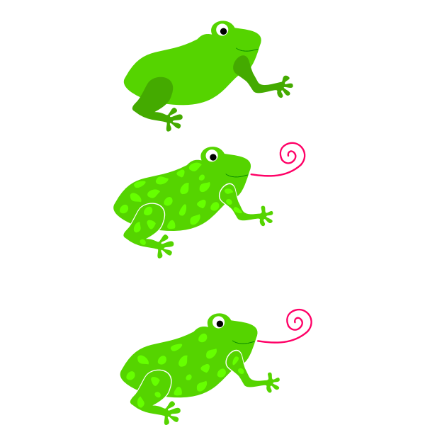 SVG frog granota grenouille