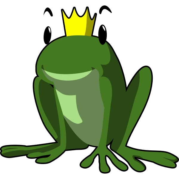 SVG frog prince