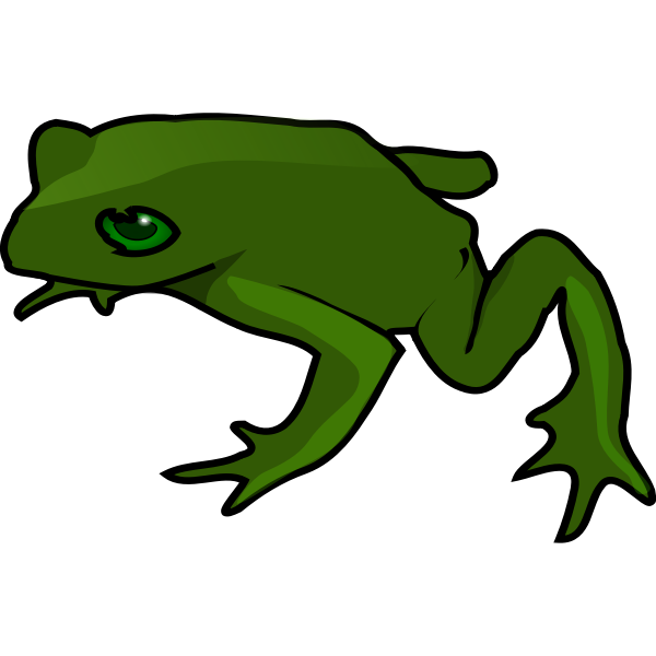 SVG Frog vector art