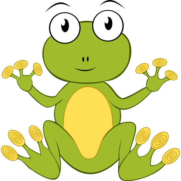 SVG Frog vector graphics