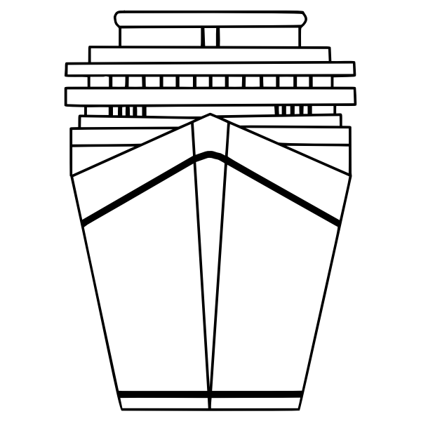 SVG Front cruise ship