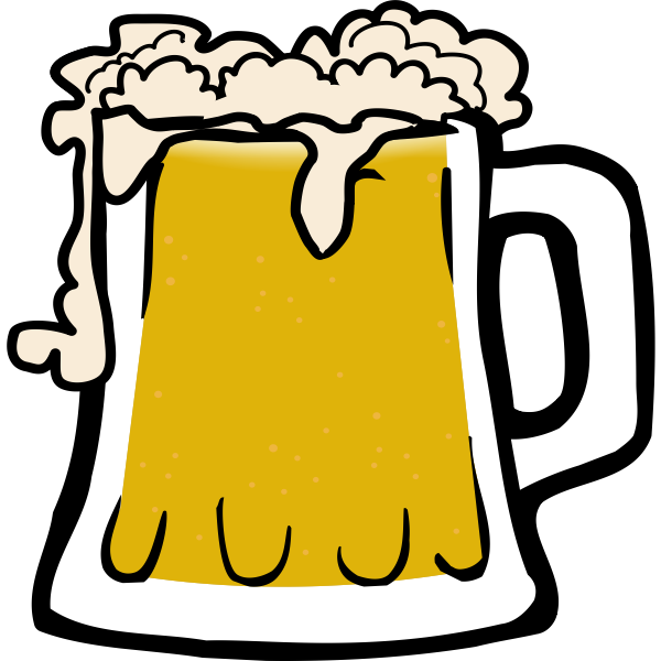 SVG Frothy beer