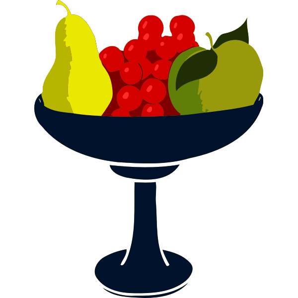 SVG Fruit bowl