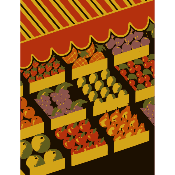 SVG Fruit display