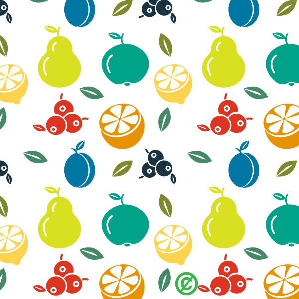 SVG Fruit Pattern