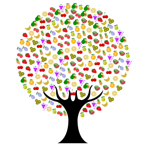 SVG Fruit tree