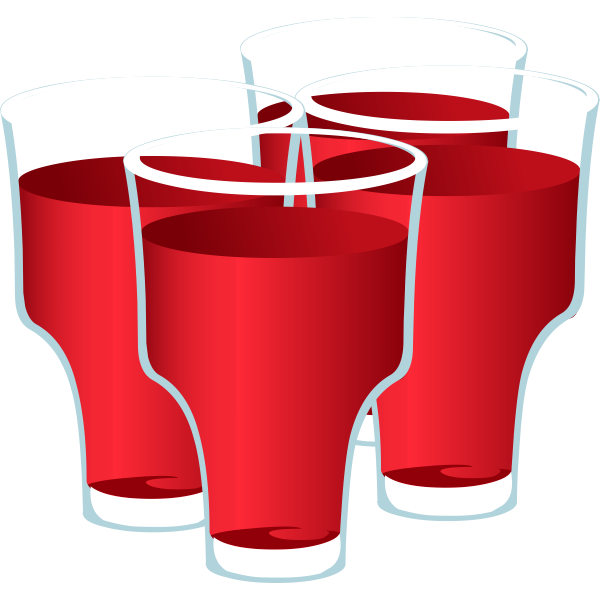 SVG Fruity juices vector clip art
