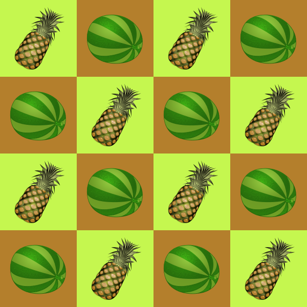 SVG Fruity pattern
