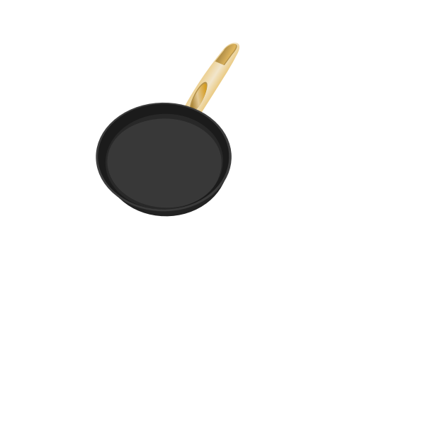 SVG Frying pan vector image