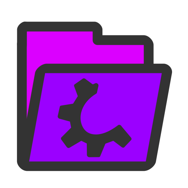 SVG ftfolder violet
