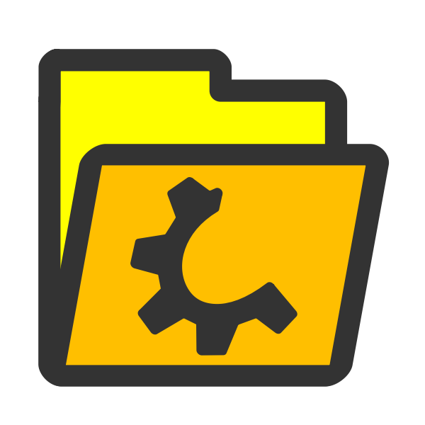 SVG ftfolder yellow