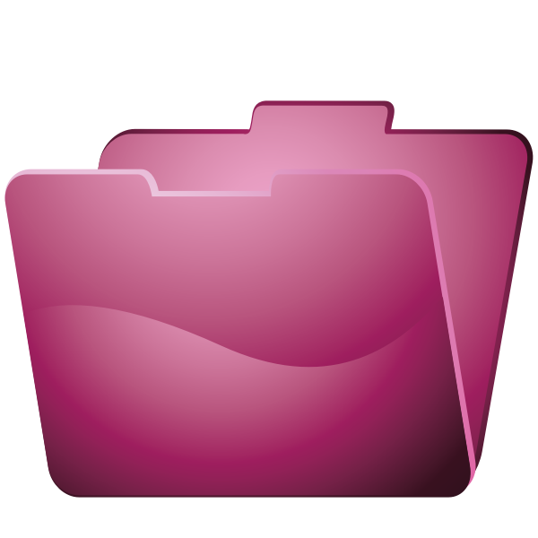 SVG Fucsia folder
